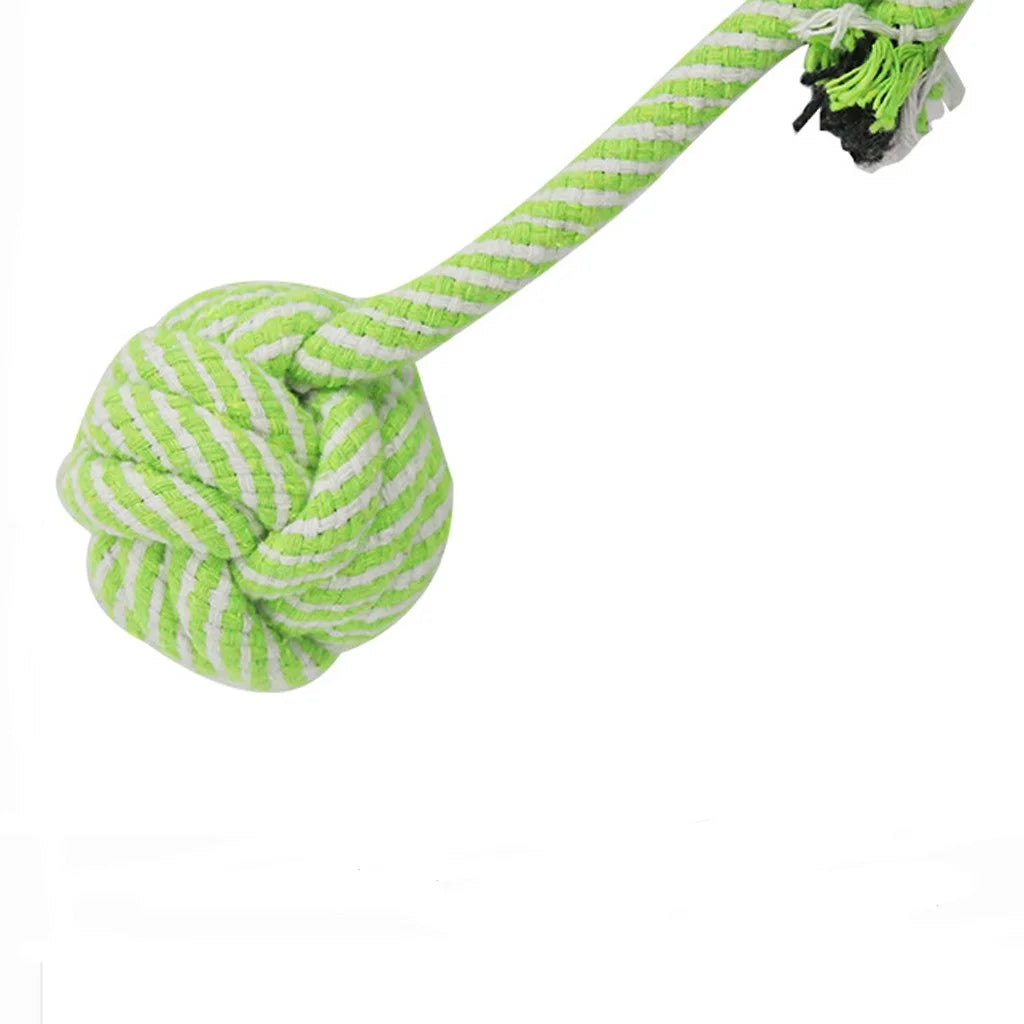 Wholesale Puppy Dog Pet Toy Cotton Braid Shape Rope Chew Knot New Hand-Drawn Dog